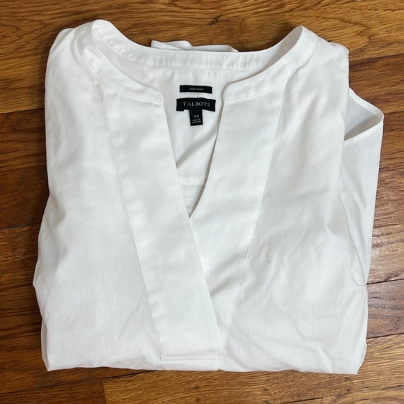 Talbots white tunic - Picture 3 of 4